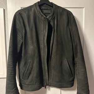 Thursday Matte Leather Racer Jacket M